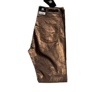 Rock & Republic Berlin Gold "Showgirl" Jeans Pants NWT SZ 8M